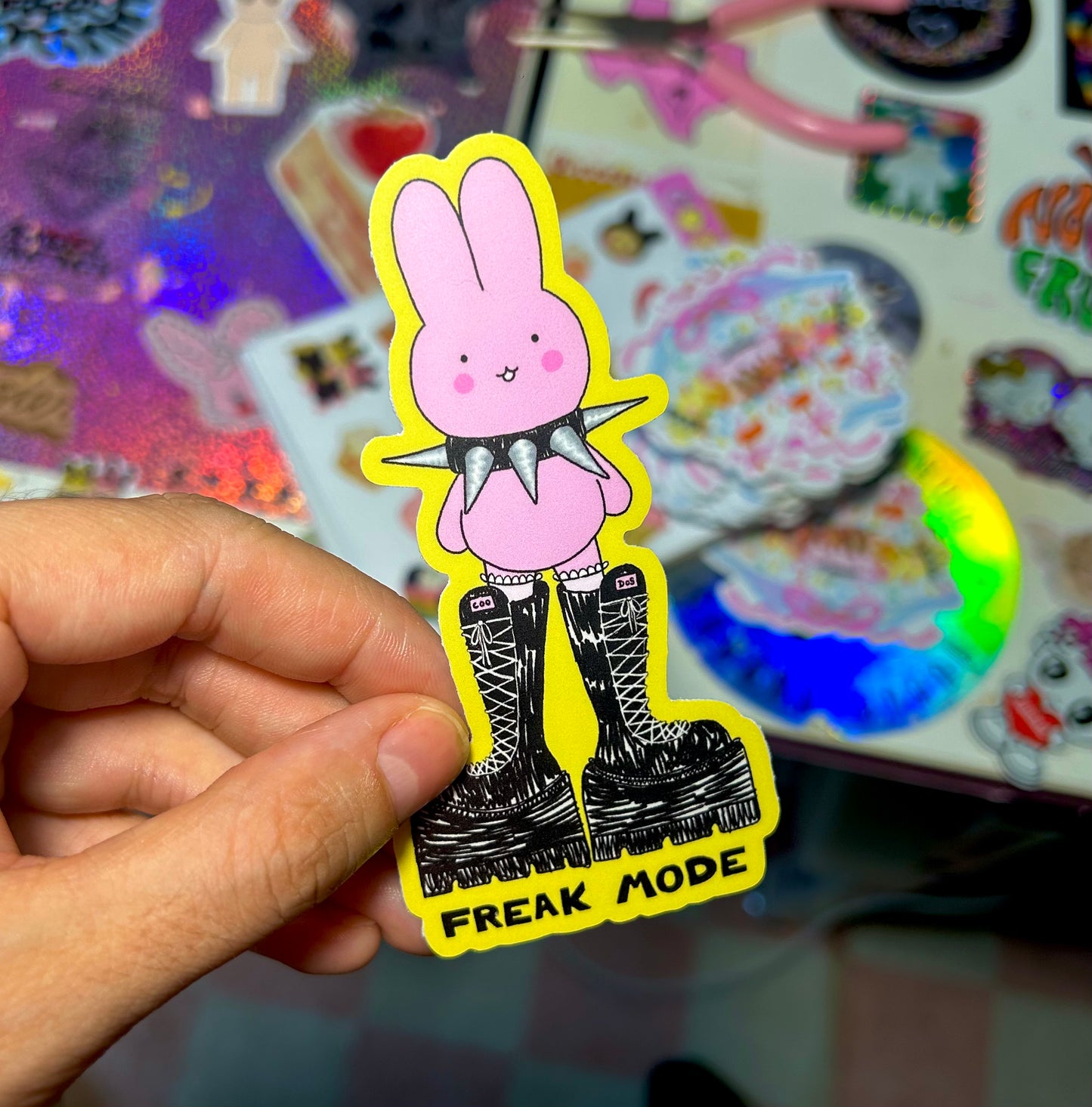 Freak Mode Sticker