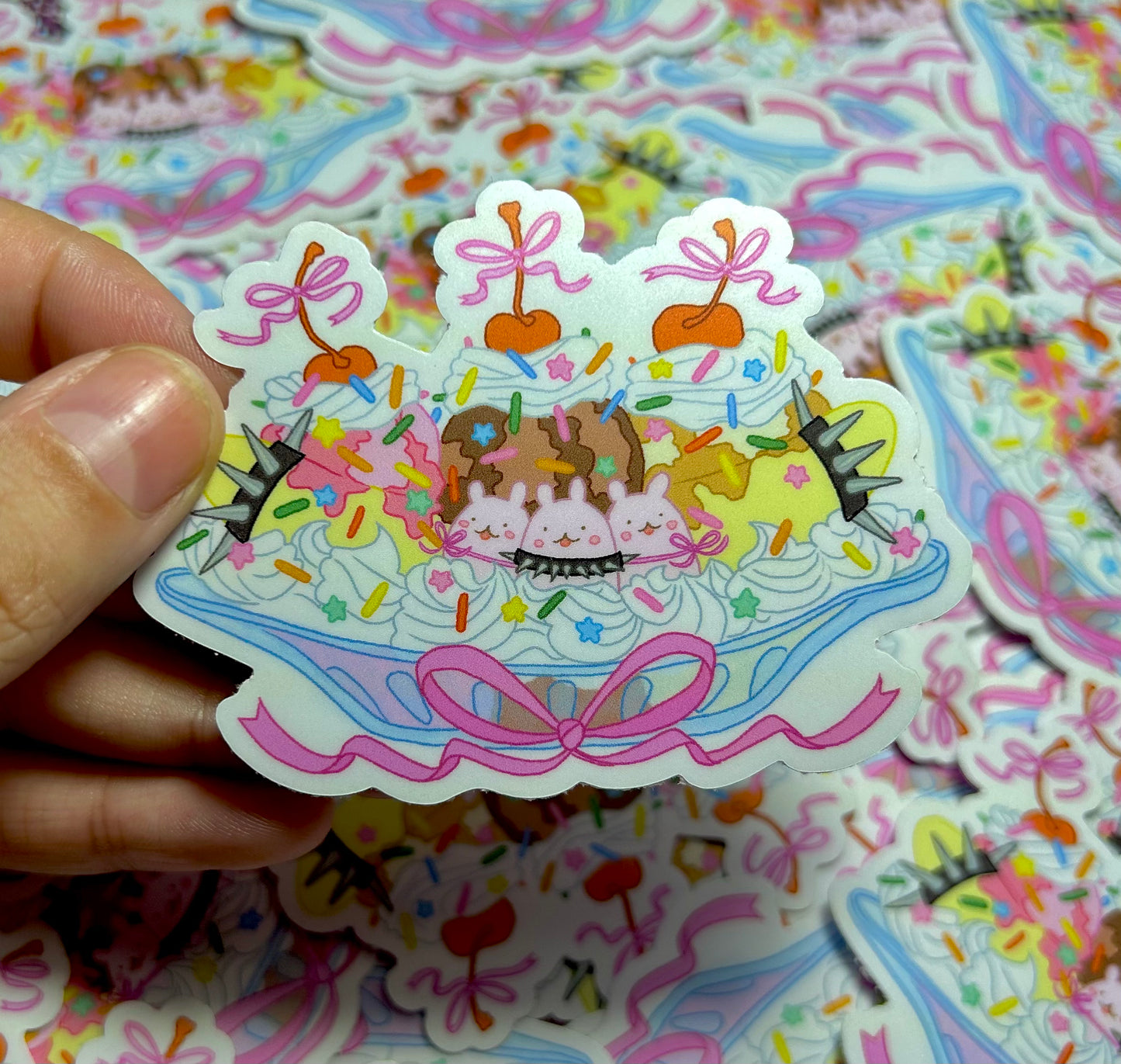 Punk Banana Split Sticker