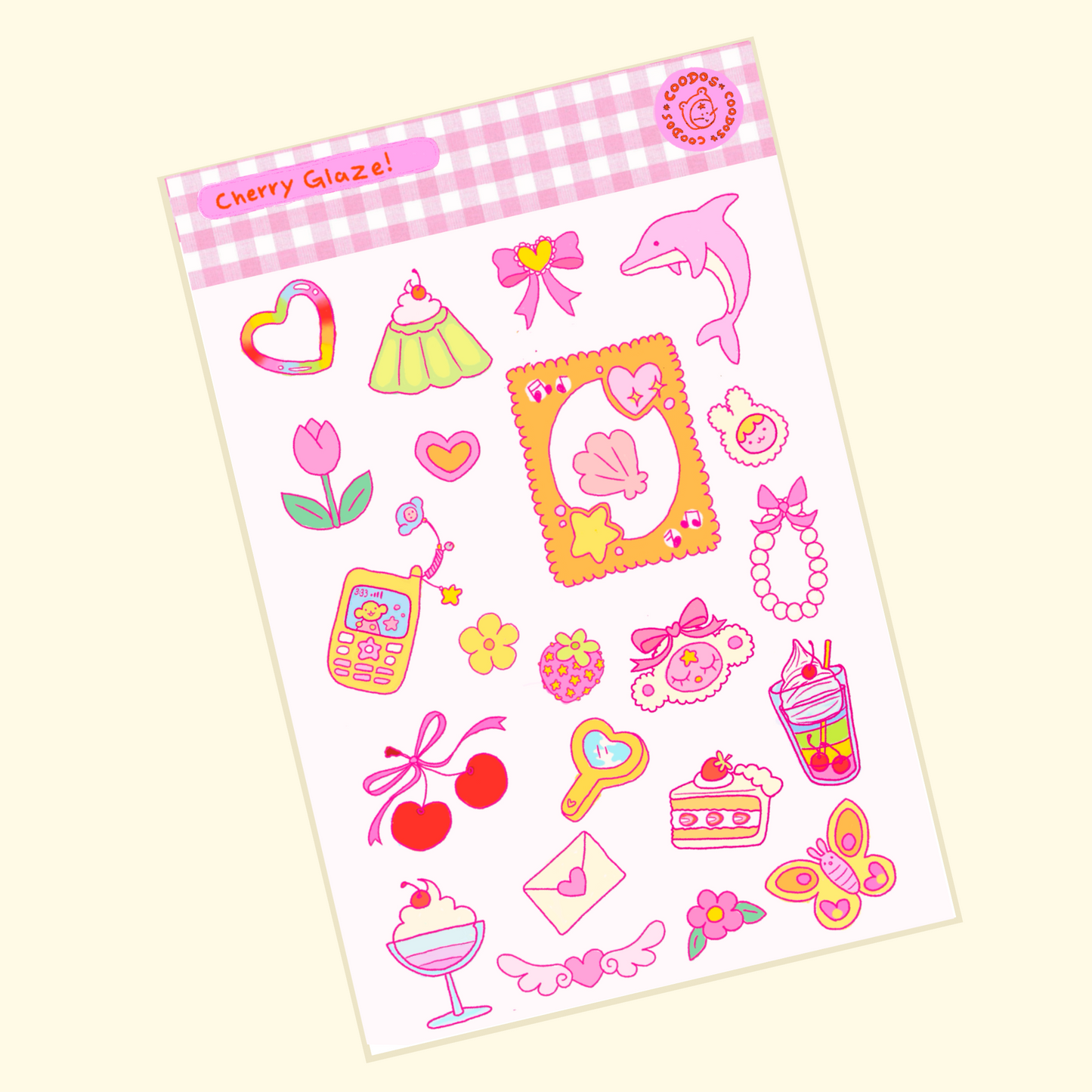 Cherry Glaze Sticker Sheet