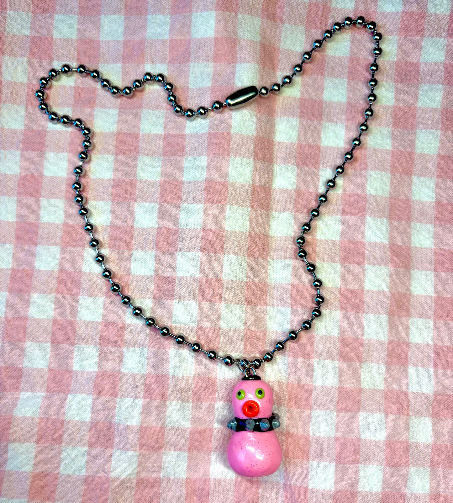 Pink Freak Squeezey Necklace