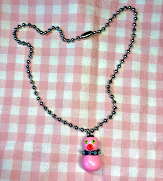 Pink Freak Squeezey Necklace