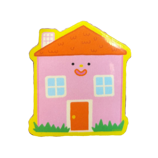 ⋆｡‧˚ʚ ୨ৎ Pink House Sticker ୨ৎ ɞ˚‧｡⋆