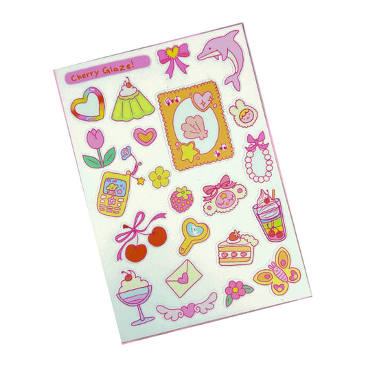 Cherry Glaze Sticker Sheet