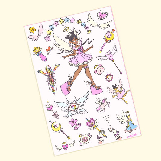 Magical Girl Sticker Sheet