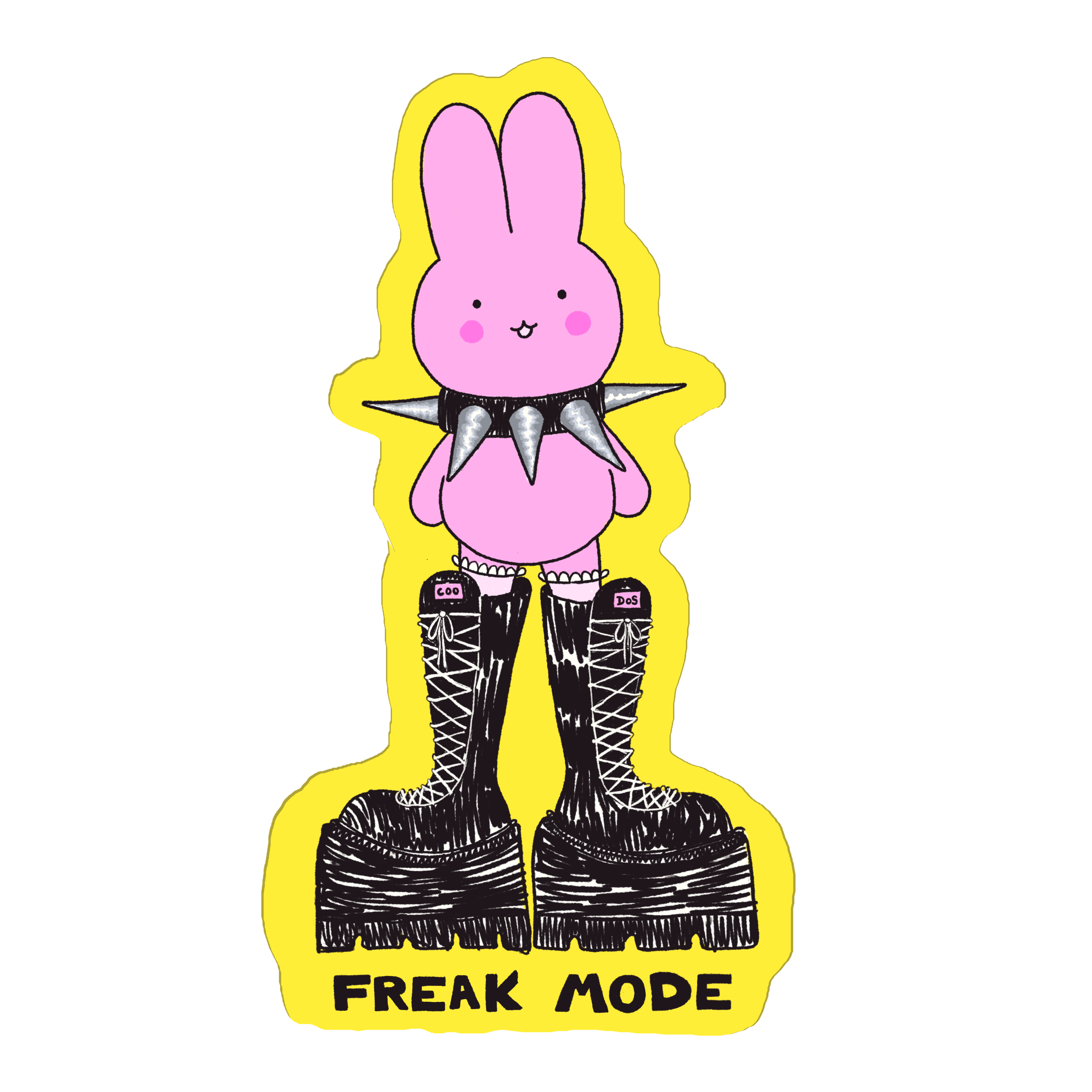 Freak Mode Sticker